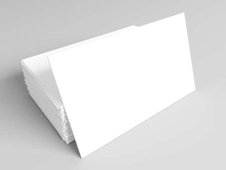 Business cards with soft shadowの写真素材