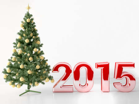 Render Christmas Room Interior Designの写真素材