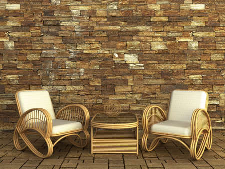 Interior design series: 3D interiorの写真素材