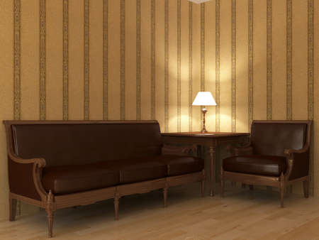 Interior design series: 3D interiorの写真素材