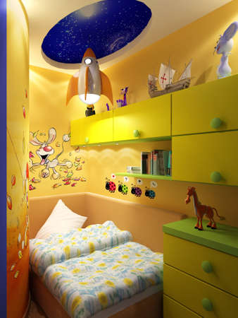 Interior design series: 3D interiorの写真素材