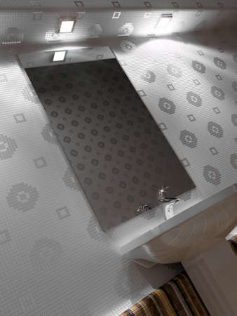 Interior design series: 3D interiorの写真素材