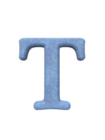 Alphabet letters, isolated on white 3d rederの写真素材