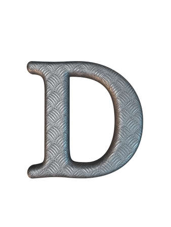 Alphabet letters, isolated on white 3d rederの写真素材