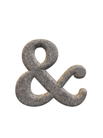 Alphabet letters, isolated on white 3d rederの写真素材
