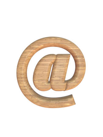 Alphabet letters, isolated on white 3d rederの写真素材