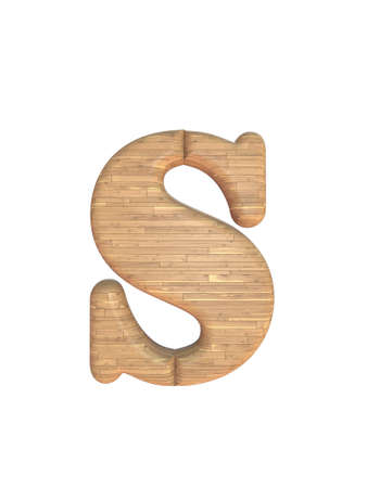 Alphabet letters, isolated on white 3d rederの写真素材