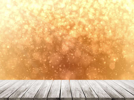 3D Rendering  Table Top And Blur Interior of Backgroundの写真素材