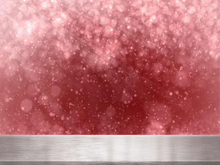 3D Rendering  Table Top And Blur Interior of Backgroundの写真素材