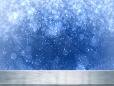 3D Rendering  Table Top And Blur Interior of Backgroundの写真素材