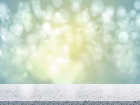 3D Rendering  Table Top And Blur Interior of Backgroundの写真素材