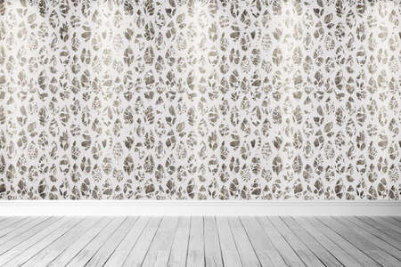 Empty bright interior in a modern style . 3D render