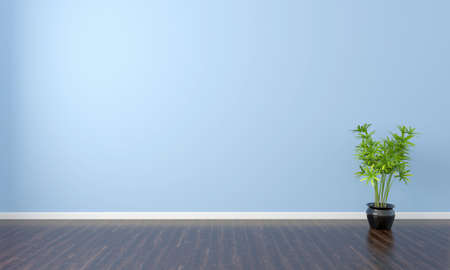 Bright interior in a modern style . 3D render