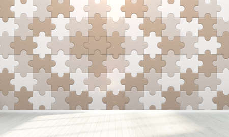 Empty interior in a modern style . 3D renderの写真素材