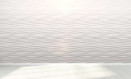 Empty interior in a modern style . 3D renderの写真素材