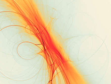 Abstract orange waves or veils background textureの写真素材