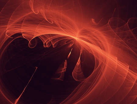 Abstract red waves or veils background textureの写真素材