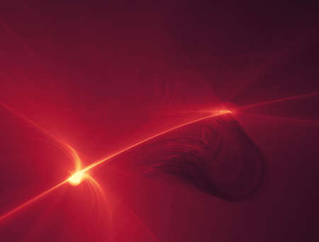 Abstract red waves or veils background textureの写真素材