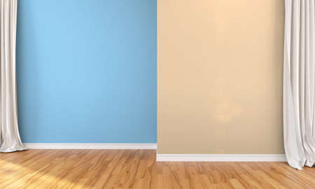 Empty interior  in a modern style . 3D render