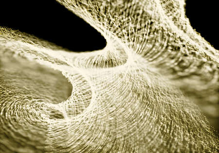 Brown bokeh texture on black backgroundの写真素材