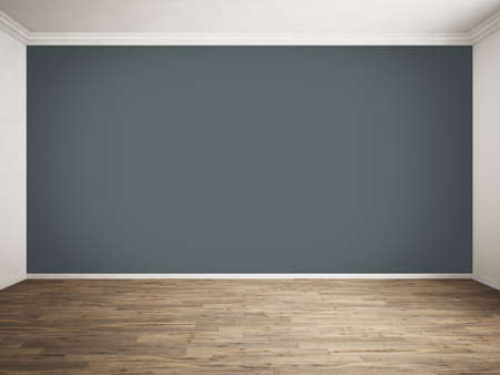 Empty bright interior in a modern style . 3D renderingの写真素材