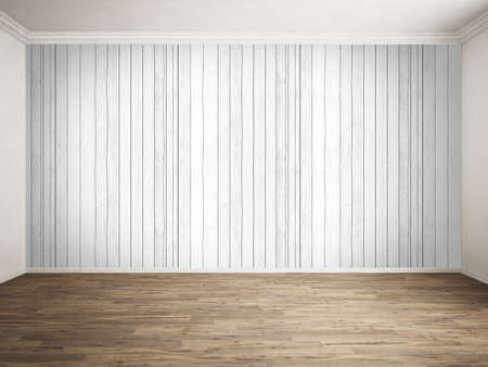 Empty bright interior in a modern style . 3D renderingの写真素材