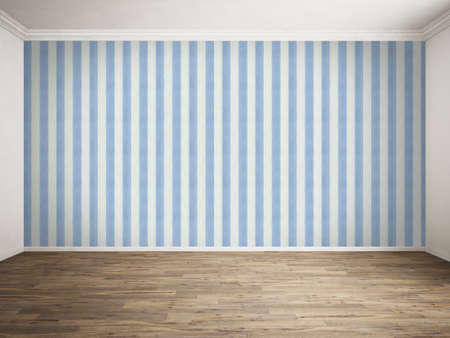 Empty bright interior in a modern style . 3D renderingの写真素材