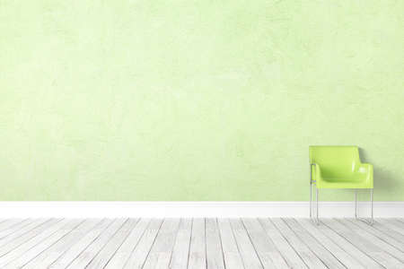 Beautiful modern interior with chair. 3D renderingの写真素材