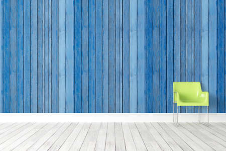 Beautiful modern interior with chair. 3D renderingの写真素材