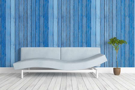 Beautiful modern interior with sofa. 3D renderingの写真素材