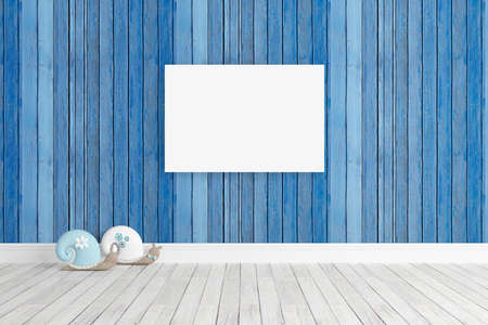 The beautiful modern empty interior. 3D renderingの写真素材