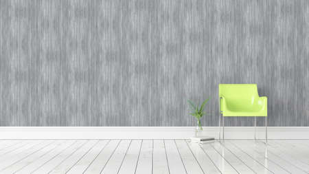 Modern bright interior . 3D renderingの写真素材