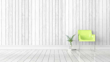 Modern bright interior . 3D renderingの写真素材