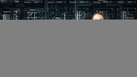 Businesswoman Architect Engineer Construction Design and Business Concept