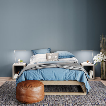 Beautiful interior of a modern room. Brightの写真素材