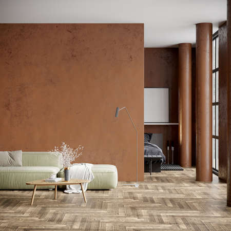 Modern interior of a stylish room