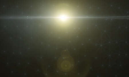 Lens Flare light over background. Easy toの写真素材