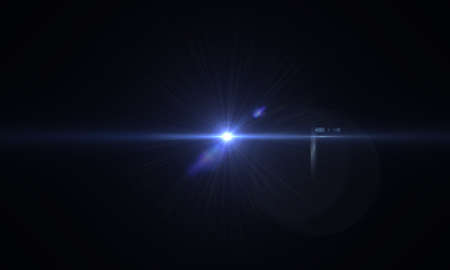 Lens Flare light over background. Easy toの写真素材