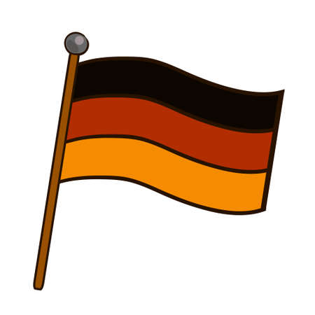 Vector German Flag Icon Festival Holiday Conceptのイラスト素材