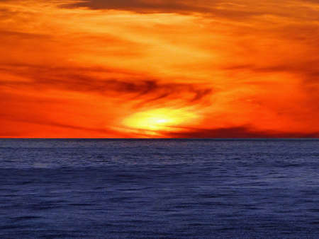 Fiery sunset                           の写真素材