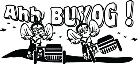 this is a shirt design for bee festival bike race activityのイラスト素材