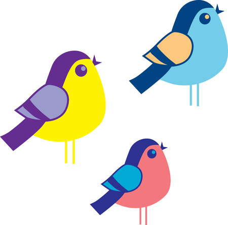 birds of the same feather flock togetherのイラスト素材