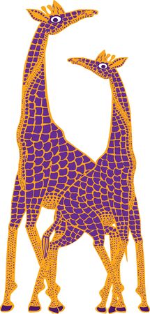 the purple onesのイラスト素材
