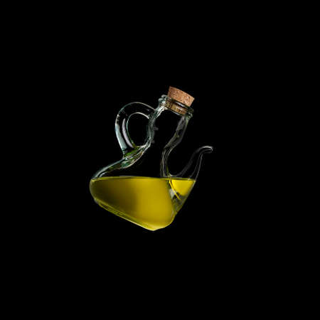 a jar of oilの写真素材