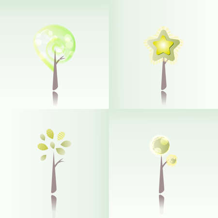 Abstract trees  のイラスト素材