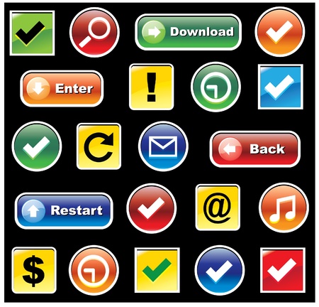 Web icons collectionのイラスト素材