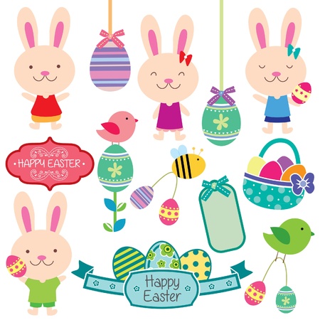 sweet easter clip artのイラスト素材