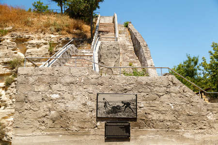 KERCH, RUSSIA - July 1, 2019: Kerch Fortress, Crimeaのeditorial素材