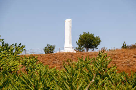 KERCH, RUSSIA - July 4, 2019: Monument to the defenders of Kerch Fortress during the war, Crimea. awayのeditorial素材