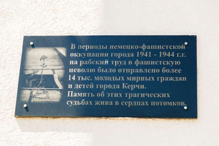 KERCH, RUSSIA - July 1, 2019: Kerch Fortress, Crimeaのeditorial素材